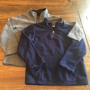Boys Zipper Fleece, Lot of Two